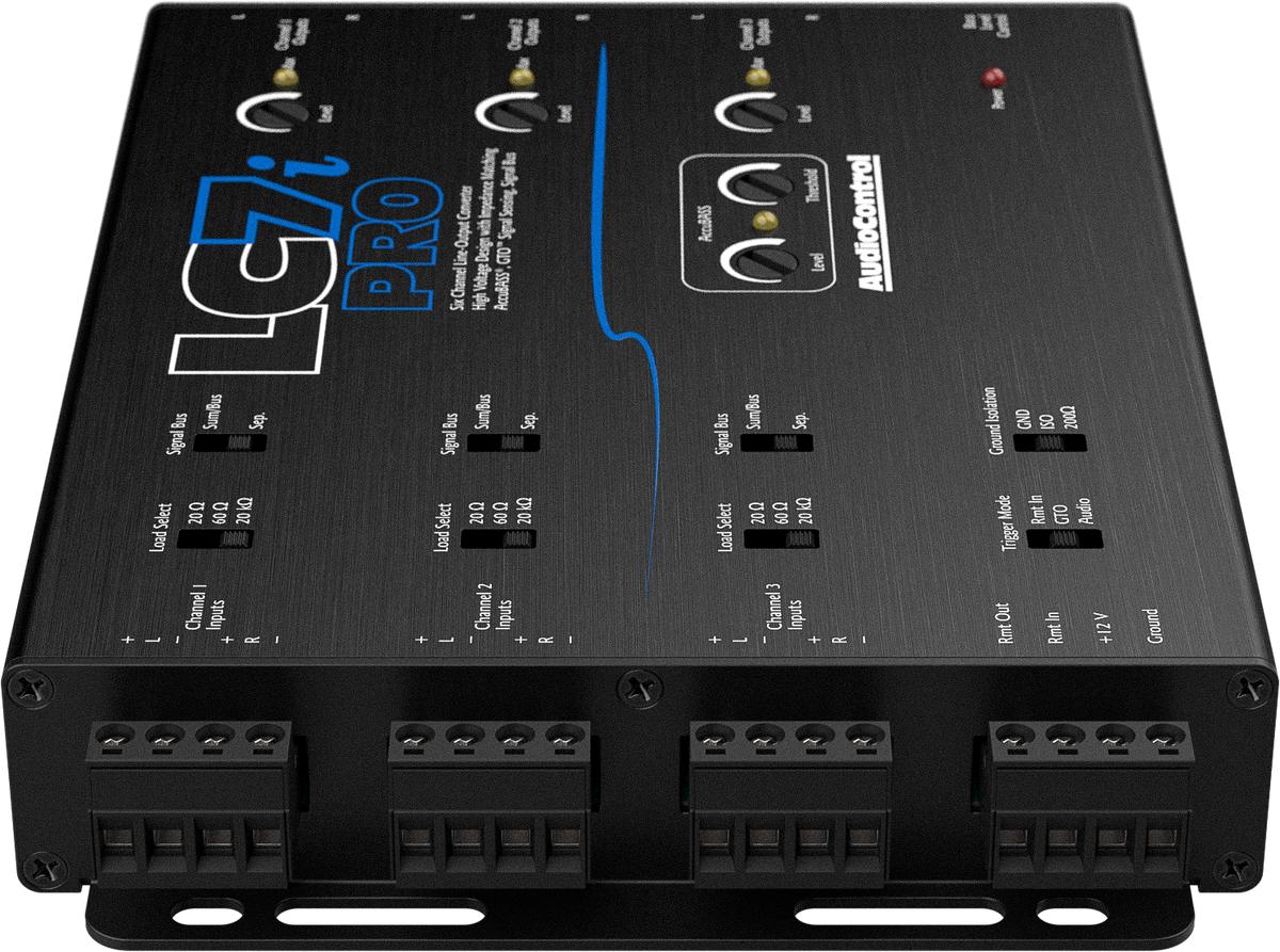AudioControl LC7i PRO Six-Channel Line Output Converter with Accubass