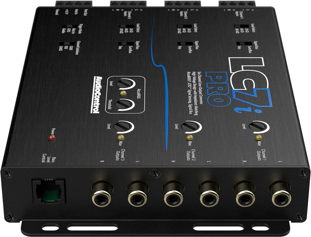AudioControl LC7i PRO Six-Channel Line Output Converter with Accubass