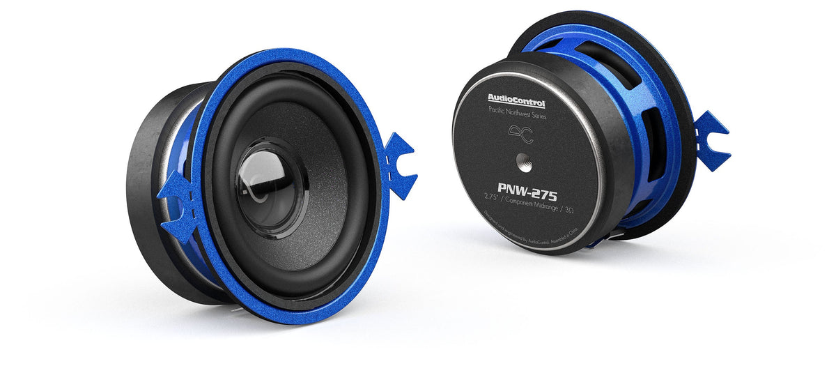 AudioControl PNW-275 PNW Series 2.75″ Component Midrange Speakers – 50W RMS / 100W Peak
