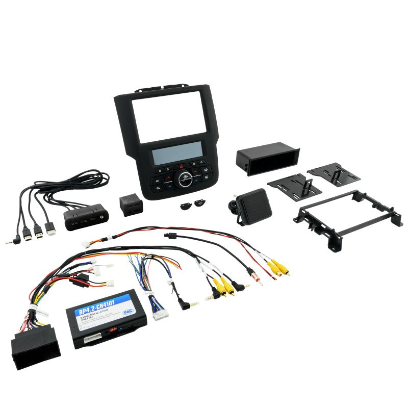 PAC Audio RPK4CH4101 RadioPRO Integrated Installation Kit with Integrated Climate Controls For Select RAM Trucks with 8" Display