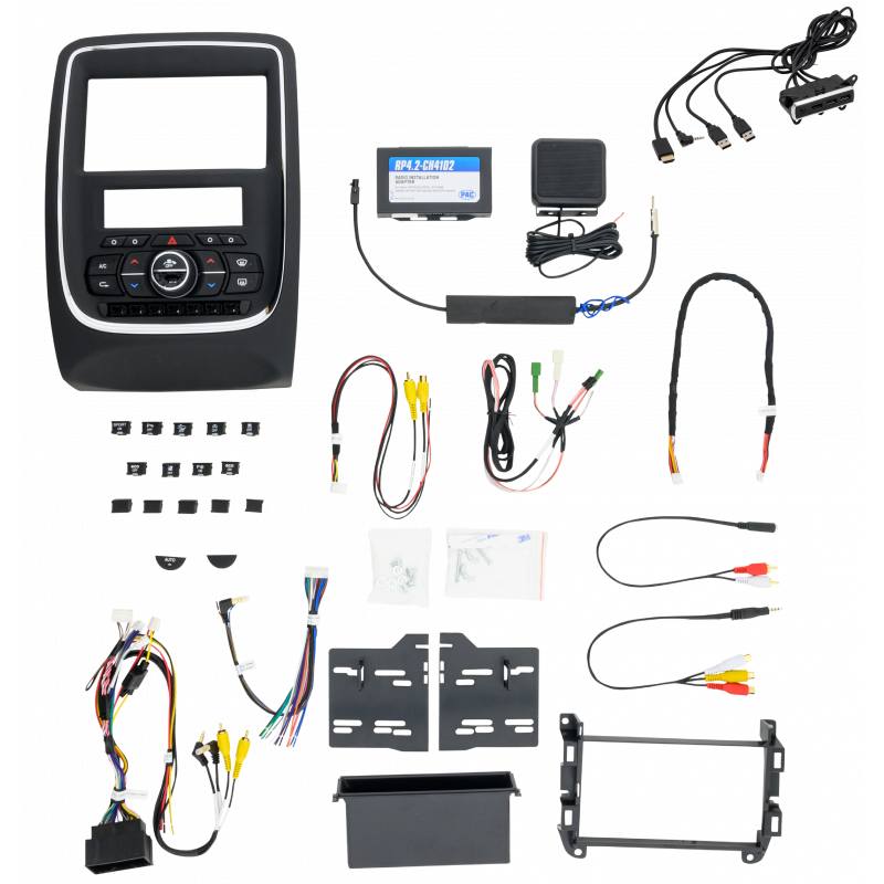 PAC Audio RPK4CH4102 RadioPRO Integrated Installation Kit with Integrated Climate Controls for 2014-2020 Dodge Durango