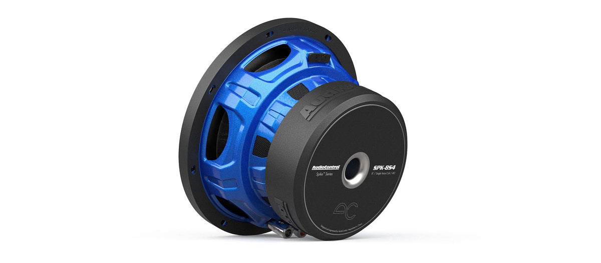 AudioControl SPK-8S4 Spike Series 8″ Single 4-Ohm High-Performance Subwoofer – 300W RMS / 600W Peak