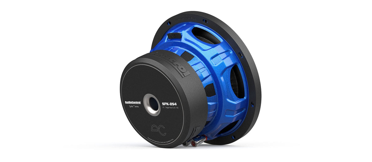 AudioControl SPK-8S4 Spike Series 8″ Single 4-Ohm High-Performance Subwoofer – 300W RMS / 600W Peak