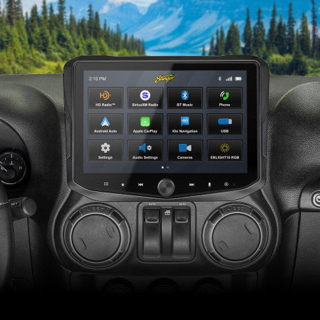 Stinger SRK-JK11HX Full Radio Integration Kit Compatible With 2011-2018 Jeep Wrangler JK