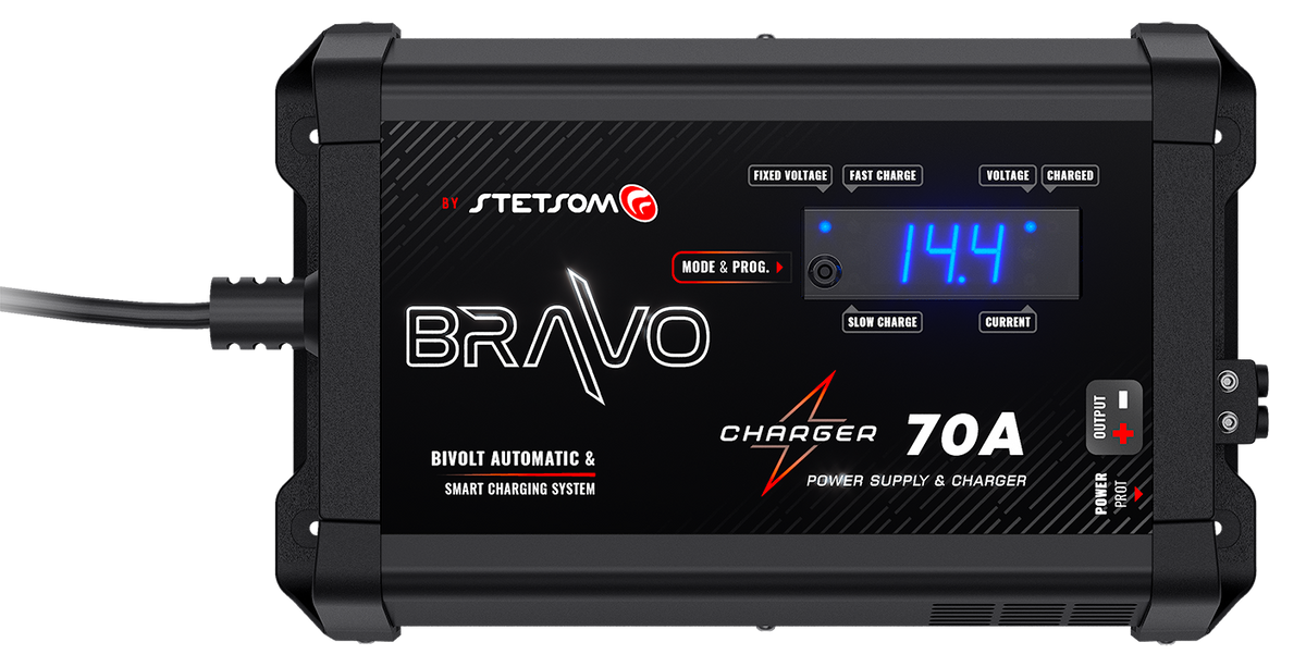 Stetsom BRAVO Charger 70A Power Supply Smart Charging