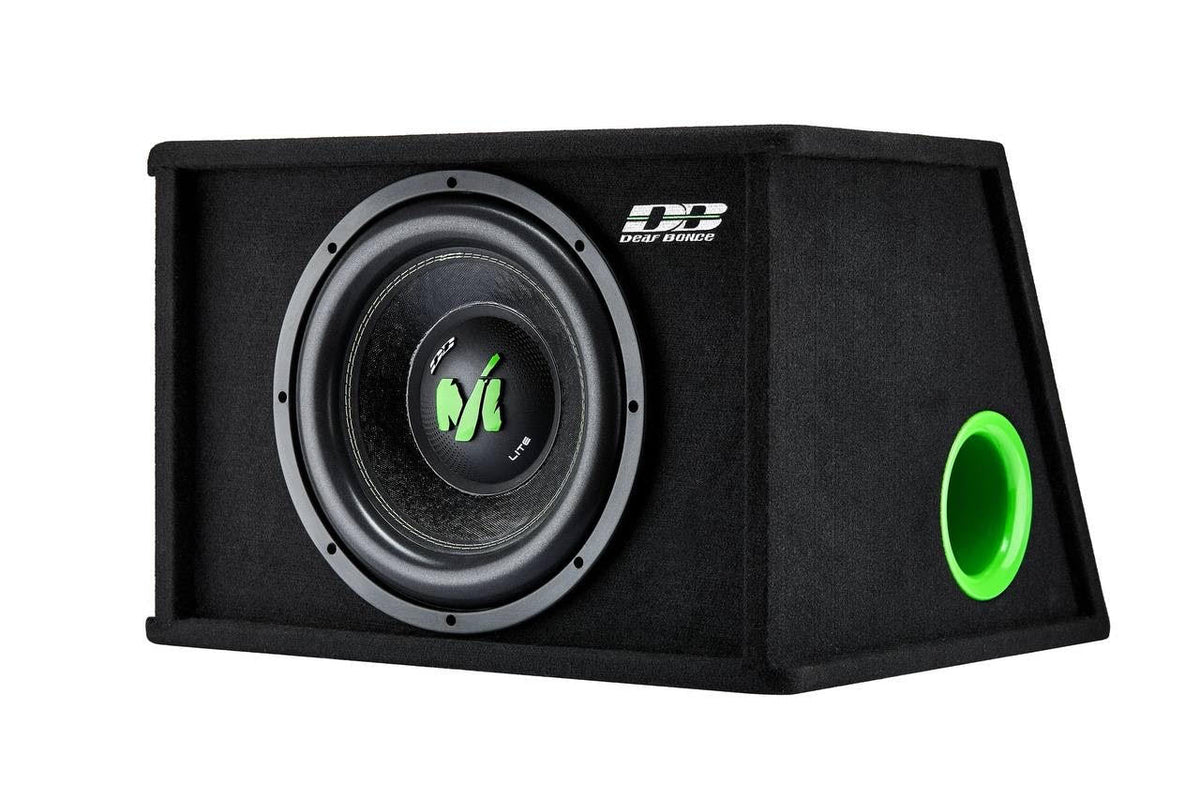 Deaf Bonce Machete ML‑10A Loaded Enclosure with Amplifier and 10″ Subwoofer – 250W RMS / 1000W Max